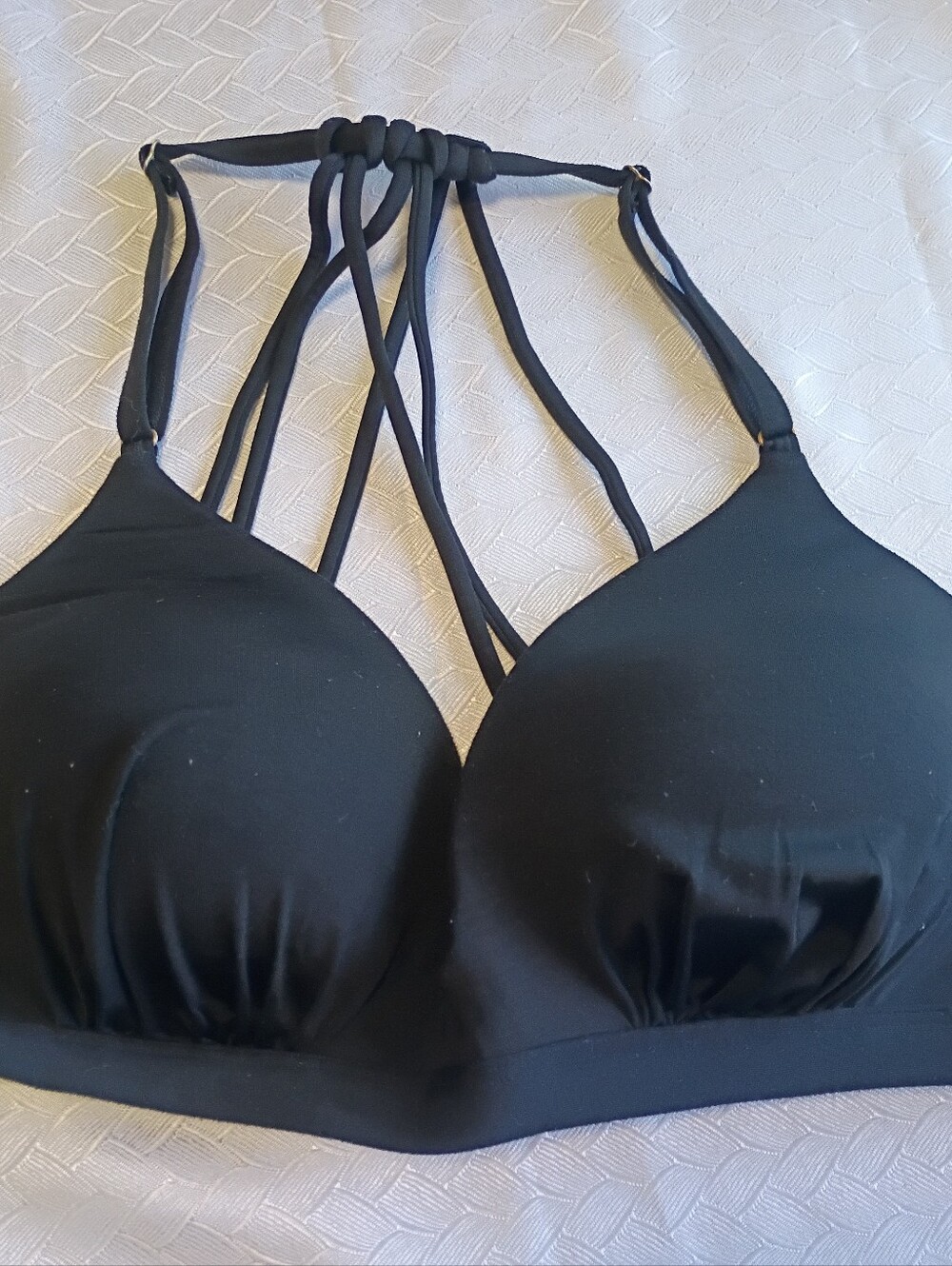 Athleta Black Strappy Bralette